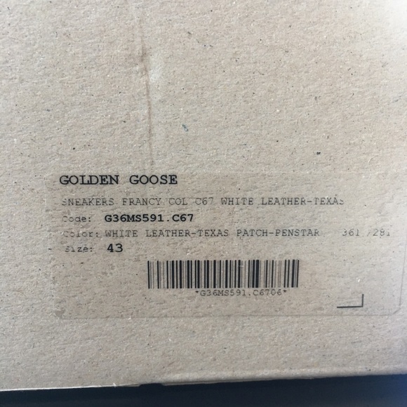 GOLDEN GOOSE DELUXE BRAND FRANCY TEXAS PATCH - Picture 4 of 14